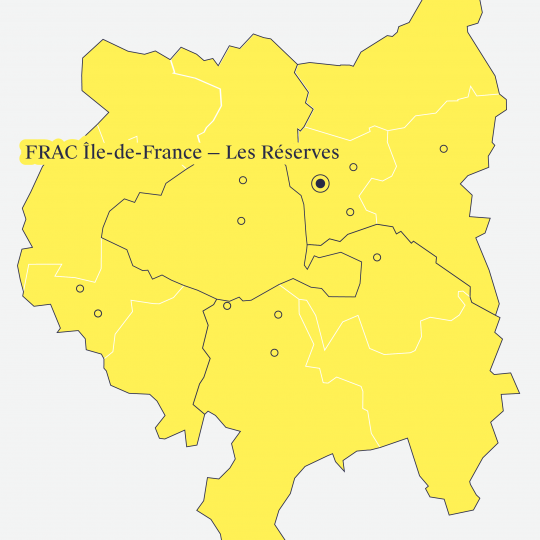 Carte FRAC Ile de France les Réserves